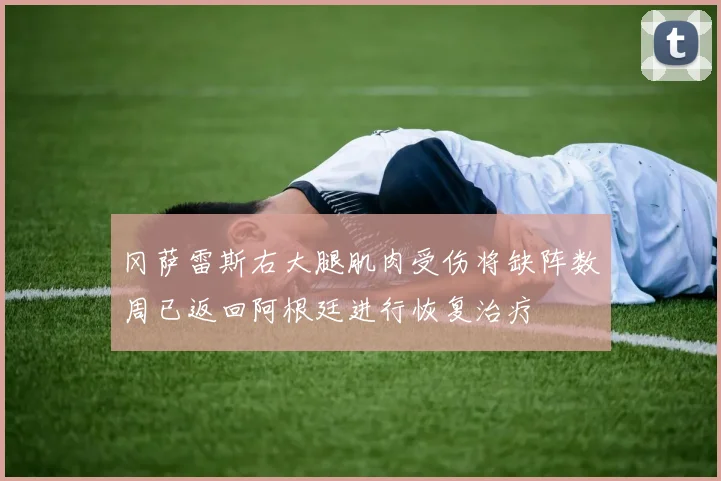 冈萨雷斯右大腿肌肉受伤将缺阵数周已返回阿根廷进行恢复治疗