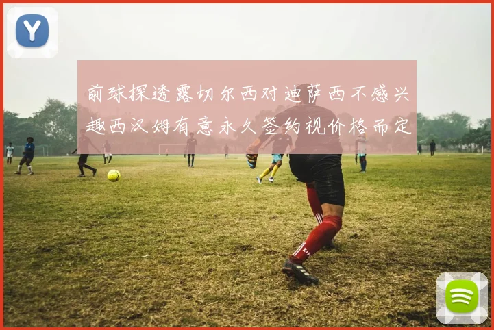 前球探透露切尔西对迪萨西不感兴趣西汉姆有意永久签约视价格而定